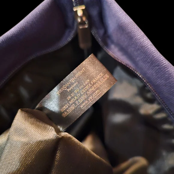 Yves Saint Laurent Navy and Gold Tote Bag GWP - Picture 5 of 5